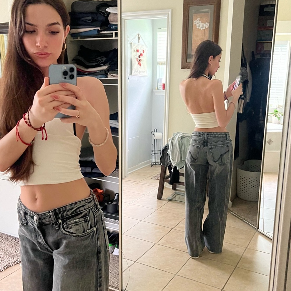 Stylish White Halter Top